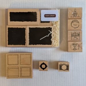 Close to My Heart and Other Wood Mount Stamps